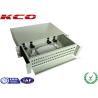 Buy cheap Steel Fiber Optic Terminal Box Rack Mount Fiber Optic Patch Panel 2U with LC Adapters from wholesalers