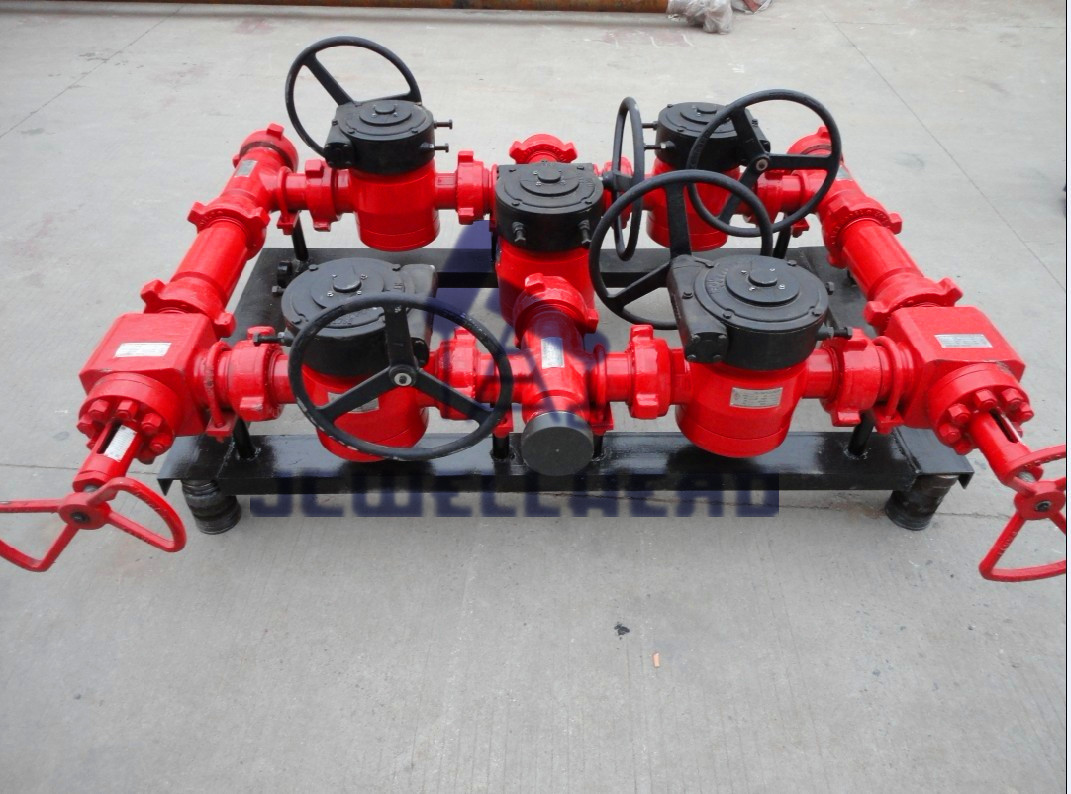 5000 Psi Wellhead Manifold PSL 3 Production Level API 16C 3 1/8"