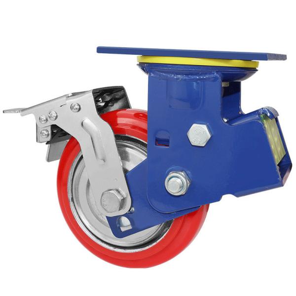 Buy cheap 8 Inch Heavy Duty Industrial Rotating Wheel Swivel Caster with Shock Absorption TPR/PVC from wholesalers