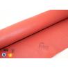 Buy cheap Red Silicone Coated Fiberglass Fabric Engine Thermal Insulation 1mm 30oz 39" from wholesalers