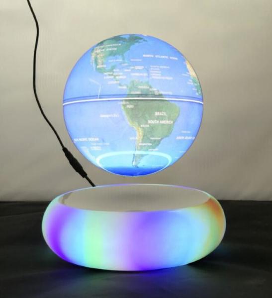Buy cheap new hotsale magnetic floating levitate suspension 6inch globe lighting change from wholesalers