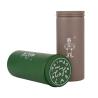 Buy cheap 15ML To 250ML Green Round Aluminum Canisters Embossed Logo Empty Coffee Can from wholesalers
