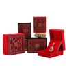 Buy cheap Red Velvet Lining Luxury Wooden Jewelry Box Packaging Custom Logo Size from wholesalers