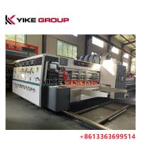 Buy cheap Max Printing Size 1450X2500 Automatic Lead Edge Flexo 3 Color Slotter Diecutter Machine product
