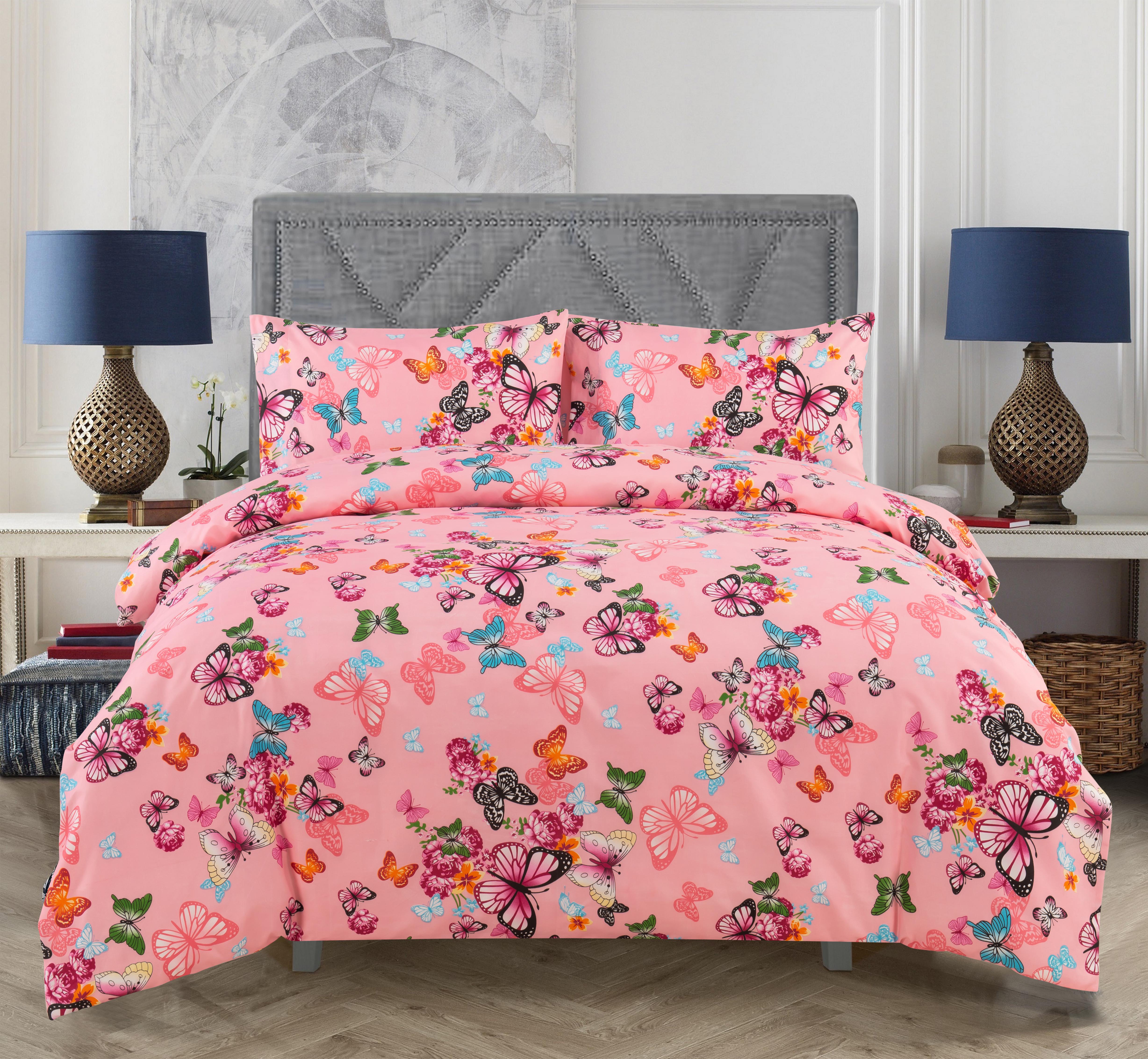 Super Soft Brushed Microfiber Duvet Cover Set 4pcs 1.5-2 Kg for Wedding Anniversary