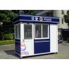 Buy cheap Portable Color Steel Police Sentry Box With Complete Equipment Inside Police Room from wholesalers