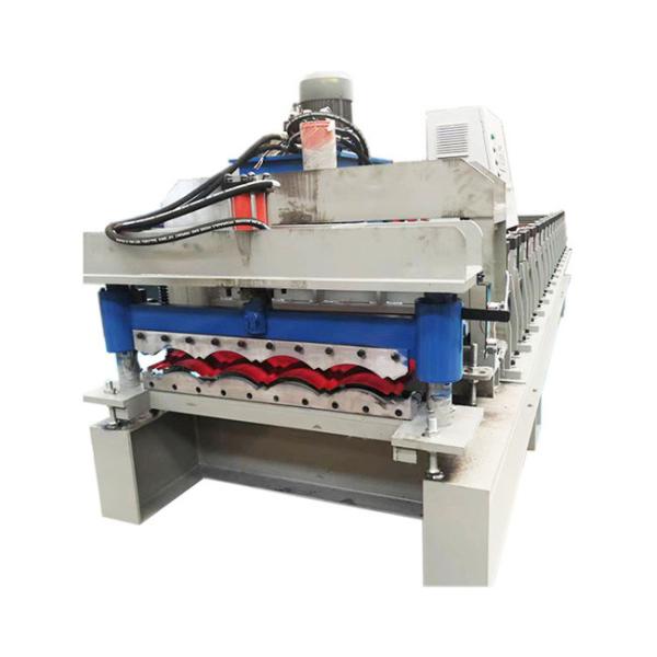 Buy cheap Metal Roof Panel Glazed Tile Roll Forming Machine Color Steel For Building Material from wholesalers