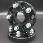 Black Forged Aluminum Wheel Spacers 25mm for TOYOTA YARiS Bolt Pattern 5x114.3