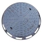 A15 Ductile Iron Manhole Cover Square Airtight 600mm Diameter EN124