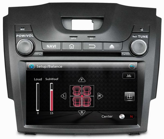 Ouchuangbo Car GPS Sat Navi Multimedia for Chevrolet S10 2013 DVD Player iPod RDS OCB-8054A