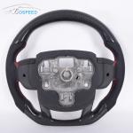 ODM Land Rover Defender Led Display Steering Wheel Round Sports White Stitch