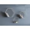 Buy cheap Wire Grid Steel Shop Display Stands Wall Mounted White / Golden / Black Color from wholesalers