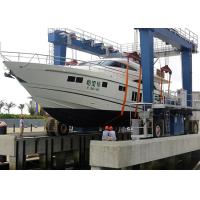Buy cheap Mobile Harbour Portal Crane / Shipyard Gantry Crane 100 Ton For Boats Lifting product