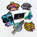 Oil Proof UV Resist Die Cut Sticker Labels Crack Peel Self Adhesive PVC Sticker