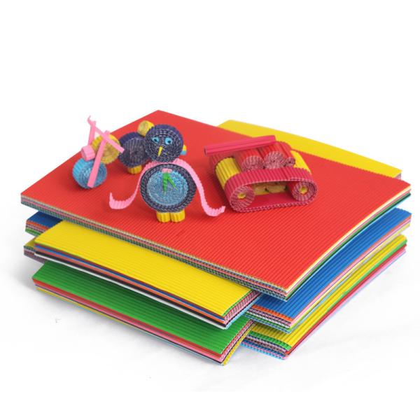 Buy cheap A4 DIY Single Sided Corrugated Colored Cardstock Paper from wholesalers