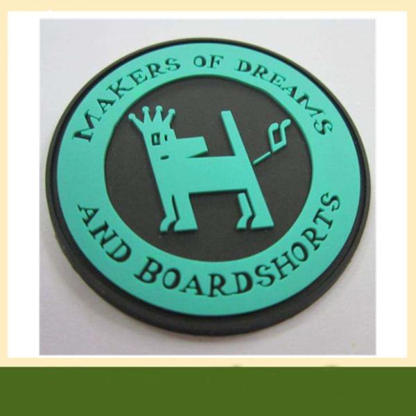Buy cheap High quality factory price garment pvc rubber badge silicone patches from wholesalers