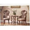Buy cheap Klein Charcoal Azure Europe Modern Classic Leisure Armchair Wooden Chairs With Arms from wholesalers