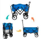 Collapsible Foldable Wagon Cart Comfort and Ergonomics Folding Utility Cart With