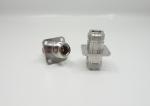 Stainless Steel N Type Straight 4 Hole Flange Mount Female To Female Coaxial