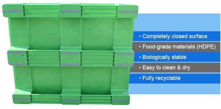 Standard Sizes HDPE Collapsible Plastic Pallet Box, Heavy Duty Industry Storage Use Collapsible Plastic Mega Bin