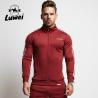 Buy cheap Slim Men Sportswear Set Cardigan Stand Collar Zipper Plus Size Tracksuit from wholesalers