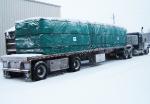 Waterproof Fabric PVC Coated Black Tarpaulin Steel Tarp For Flat Bed Truck