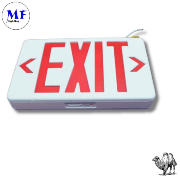 Industrial-Grade IP65 Fireproof Waterproof LED Emergency Exit Sign Light With 5h