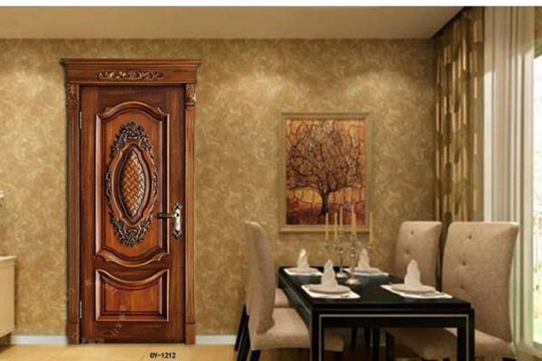 Buy cheap Security Home Entrance 38dB 50mm Teak Solid Wood Door from wholesalers