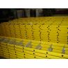 Buy cheap Portable Steel Scaffold Step Ladder Yellow Powder Coated For Building Construction from wholesalers