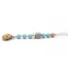 Buy cheap Soother Pacifier Clips Leash FSC Baby Silicone Beads For Infant Nipple from wholesalers