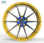Buy cheap 24 Inch Lightweight Forged Alloy Wheels Brushed Gold Super Light Rims from wholesalers