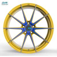 Buy cheap 24 Inch Lightweight Forged Alloy Wheels Brushed Gold Super Light Rims product