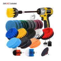Buy cheap 31pcs 3.5" Drill Cleaning Brush Scrouing Scrubber Sponge Pads For Kitchen Car product