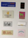 End Fold Fabric Woven Clothing Labels Sewing Fabric Custom Neck Labels Tag