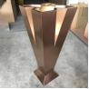 Buy cheap Luxury hotel decoration copper metal flower planter pots from wholesalers