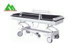 Electric Lift Medical Stretcher Bed , Metal Hospital Trolley Bed For Patient