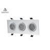 Buy cheap Residential 3W 4W 5W Adjustable Led Recessed Lighting Square Three Head Indoor from wholesalers