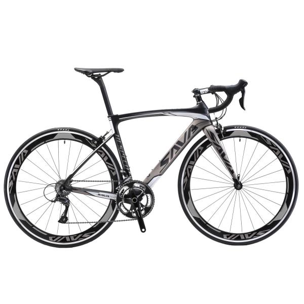 Buy cheap Black Grey Sava Warwinds 3.0 Carbon Road Bike With Aluminum Alloy Rim from wholesalers