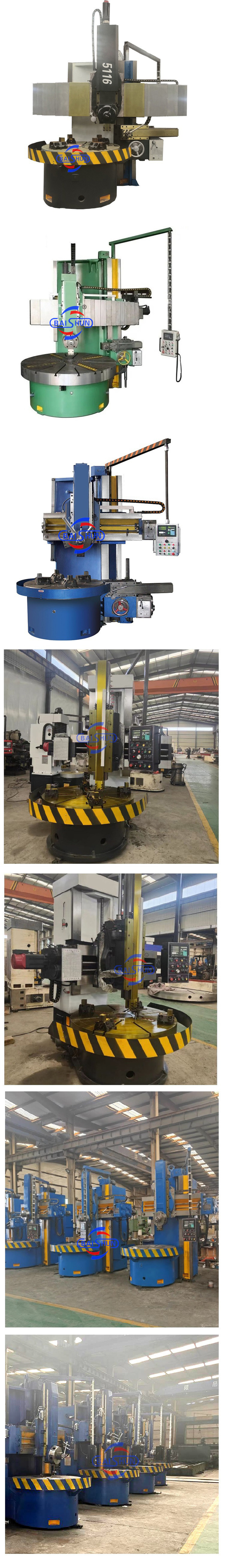 Conventional Vertical Lathe Machine Single Column VTL Metal Processing C5116
