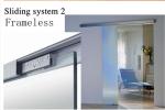 Frosted Frameless Sliding Glass Barn Door Interior With Hardware Kit And Door