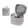 Buy cheap Women Suede Surface PU Make Up Vanity Bag Case Double Zippers from wholesalers