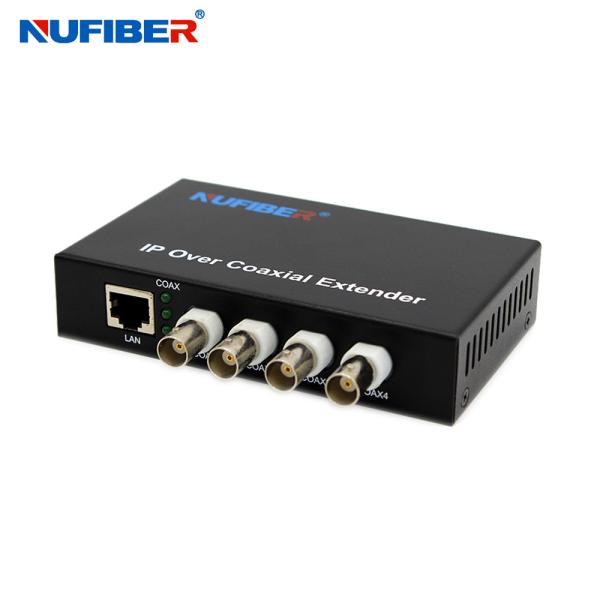 Buy cheap 4 BNC Port 1 RJ45 Ethernet Coax Extender 2km Superior Isolation from wholesalers
