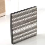 Tempered Decorative 8mm Fabric Glass Sound Insulation And UV Protection