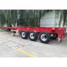 Buy cheap Tri Axle 40ft 45ft Skeleton Semi Trailer For Cold Chain Transportation from wholesalers