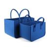 Buy cheap 2021Eco-Friendly ladies felt shopping bag women handbag tote bag leisure felt fabric bag promotional custom logo from wholesalers