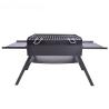 Buy cheap Black Chromed Steel Charcoal Camping Barbecue Grill Mini Foldable 86X33.5X43cm from wholesalers