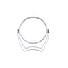 Buy cheap Rotatable Round Cosmetic Table Mirror 360 Degrees Silver Adjustable Angle from wholesalers