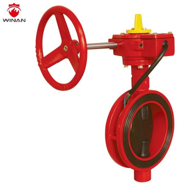 Buy cheap 300PSI Double Eccentric Disc Butterfly Valve With Handle from wholesalers