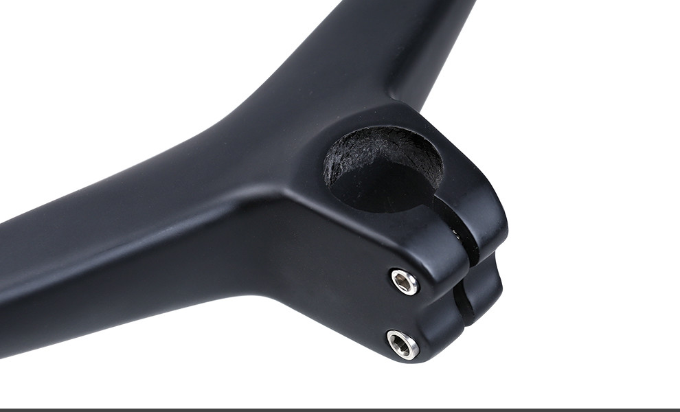 BXT Carbon Road Bike Handlebar T1000 Mountain Bike Integrated Stem Handlebar MTB