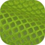 Colored 100% Polyester Mesh Fabric For Bags / Shoes / Garments Making
